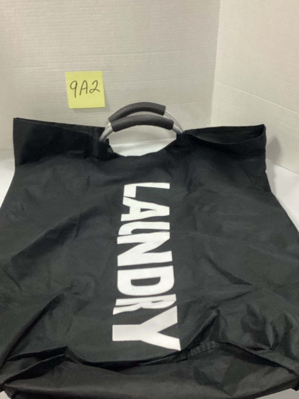 Black 'LAUNDRY' Tote Bag with Handle